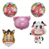 Pack De Globos La Granja De Zenon Decorativo Cumpleaños