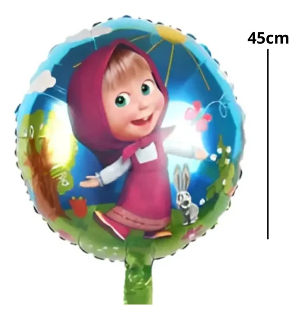 Set De Globos Masha Y El Oso  Cumpleaños