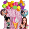 Set De Globos Decorativo Vanellope Cumpleaños
