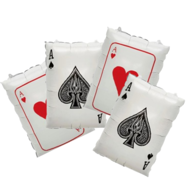 Pack  Globos Decorativo Cartas  Casino