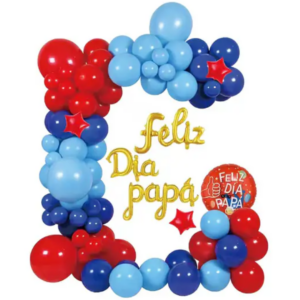 Decoracion  de globos feliz día papá