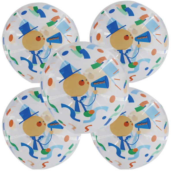 Pack Globos Burbuja de Hombrecillo de Papel Rasgado