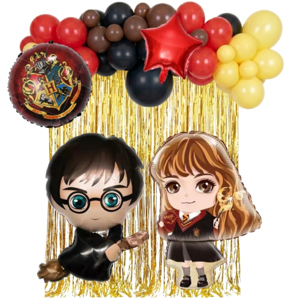 Set de Globos Decorativo Harry  Potter Cumpleaños