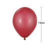 Paquete de Globos de látex granate mate