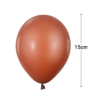 Paquete de Globos de látex café mate