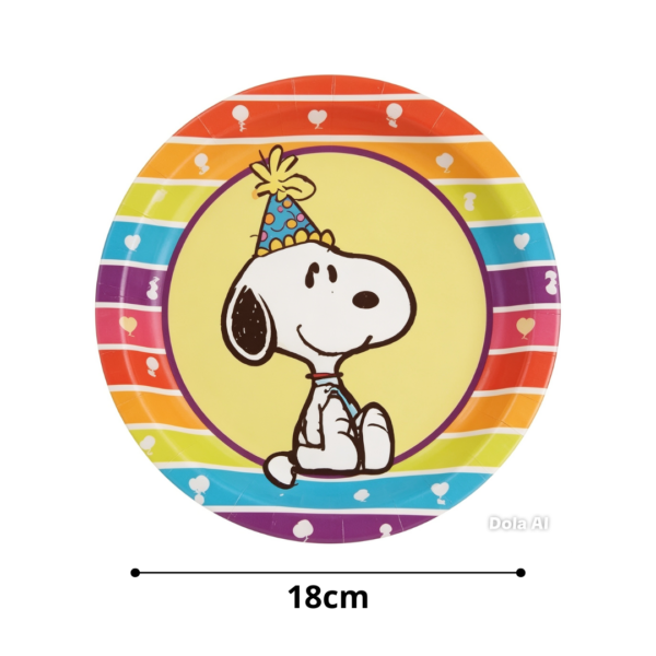 Set Cotillon Decorativo  Snoopy  Para Cumpleaños