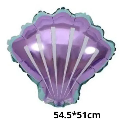 Set De Globos Decorativo De Sirenita Cumpleaños
