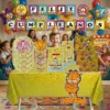 Set Cotillon Decorativo Garfield Para Cumpleaños