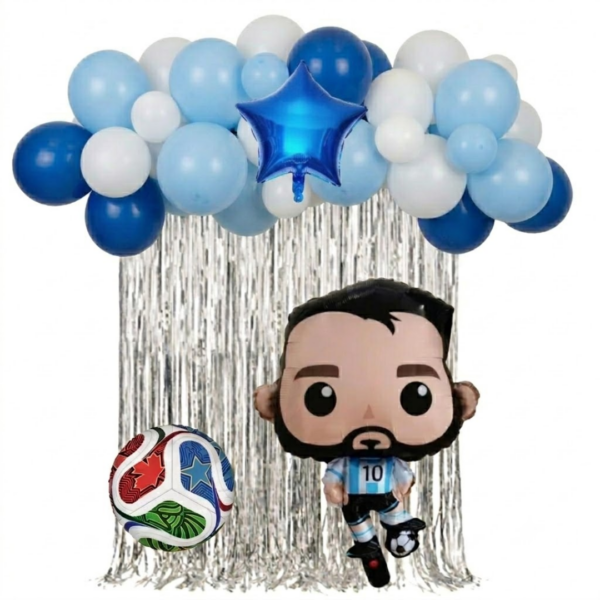 Set Globos Decorativo De Messi  Cumpleaños