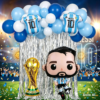 Set Globos Decorativo De Messi  Cumpleaños
