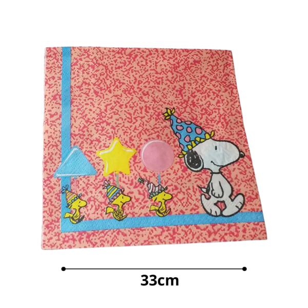 Set Cotillon Decorativo  Snoopy  Para Cumpleaños