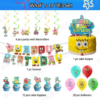 Set Decorativo Globos Bob Esponja