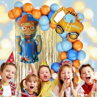 Set Decorativo Globos Blippi Cumpleaños