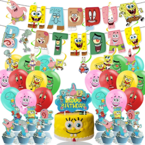 Set Decorativo Globos Bob Esponja