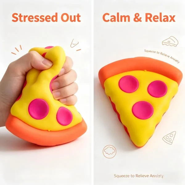 D_NQ_NP_2X_833257-CBT110438776658_052026-F Squishy Con Forma De Pizza Juguete Antiestrés Para Niños