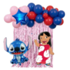 Set Decorativo Globos Lilo Stick Cumpleaños