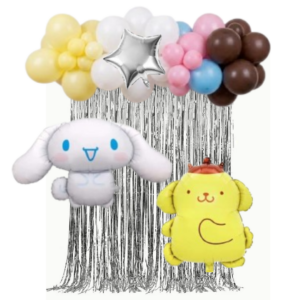Se De Globos Descorativo Cinnamoroll Y  Pompompurin
