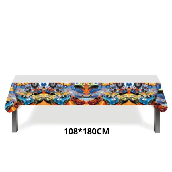 Mantel Decorativo Cumpleaños Hotwheels