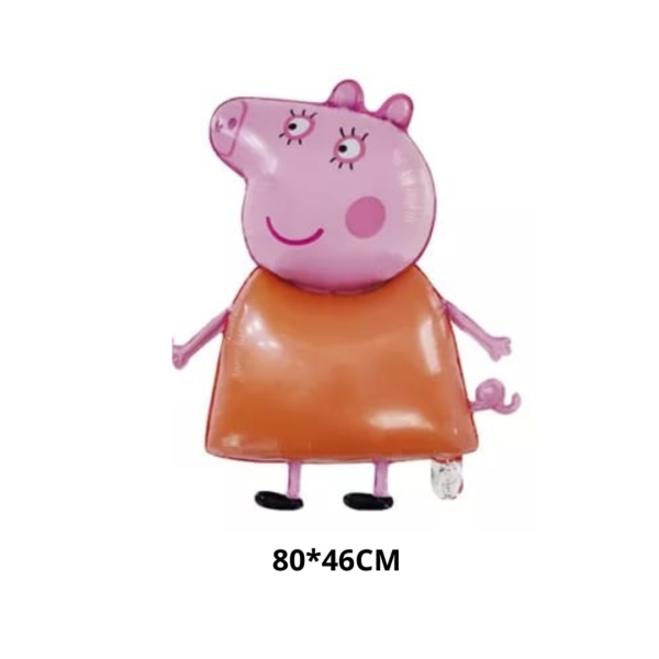Set Decorativo Globos Familia Peppa Pig Cumpleaños