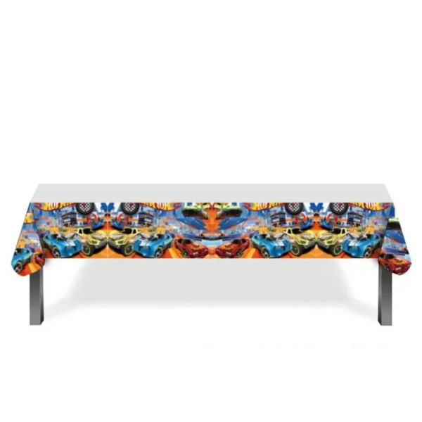 Mantel Decorativo Cumpleaños Hotwheels