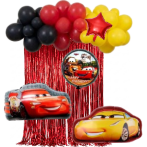 Se De Globos Descorativo Cars Cumpleaños