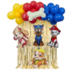 Set Globos Decorativo Paw Patrol Cumpleaños
