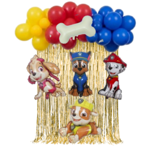 Set Globos Decorativo Paw Patrol Cumpleaños