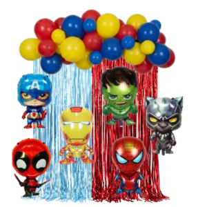 Set  Globos  Decorativo para Cumpleaños Avengers