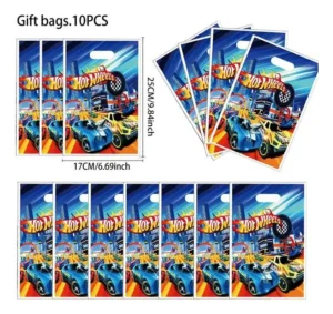 Pack 10 Bolsas Dulceras Hotwheels