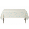 Mantel Decorativo  Huellas color Celeste