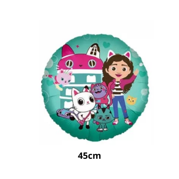 Set Decorativo Globos Gaby Casa de Muñeca con Gato