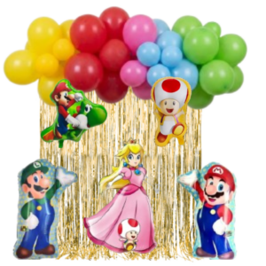 Se De Globos Descorativo Super Mario y sus Amigos