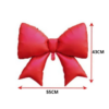 Pack 4 Globos Gigantes De Lazo Rojo