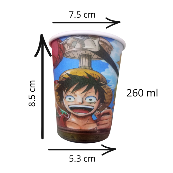 Set de 10 Vasos Desechables One Piece