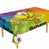 Mantel Diseño Arcoíris de Gaturro Cumpleaños