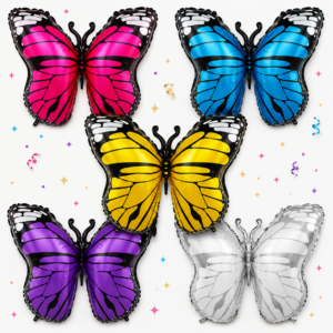 Set Globos Decorativo Mariposas