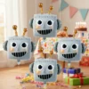 Pack De Globos Decorativo Robot Cumpleaños