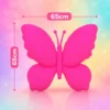 Pack Globos Fluor Neón Mariposa Decorativa Cumpleaños