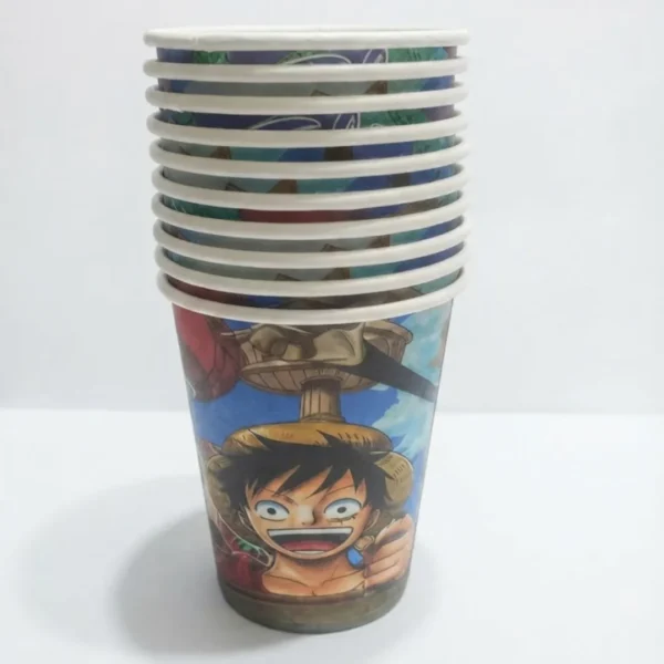 Set de 10 Vasos Desechables One Piece