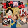 Set Globos Decorativo Tematico One Piece Cumpleaños
