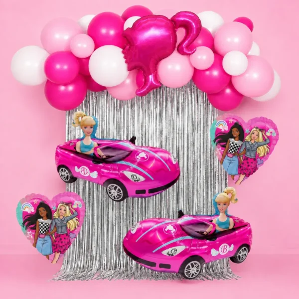 Set Decorativo Globos Barbie Para Tu Cumpleaños