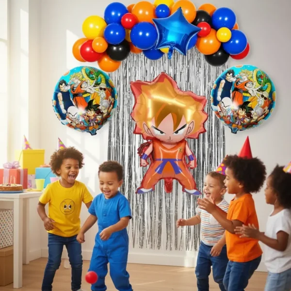 Set Decorativo De Dragón Ball Z Cumpleaños