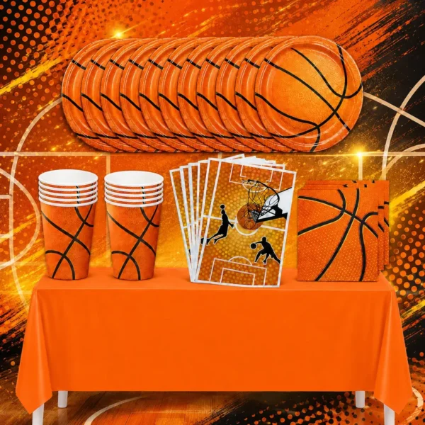 Pack Cotillón Decorativo Basketball Cumpleaños ( Mod  2)
