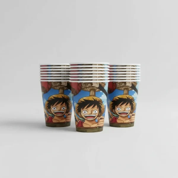 Set de 10 Vasos Desechables One Piece