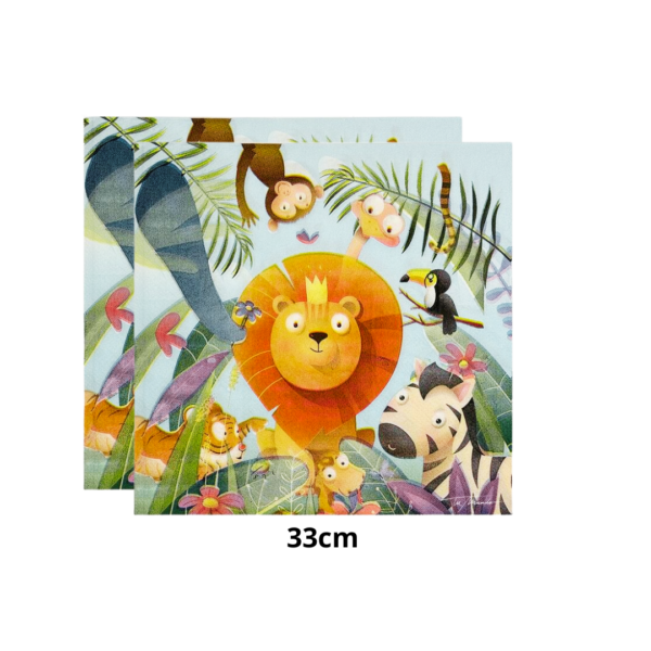 Pack Cotillon Animales de la Selva Cumpleaños (Mod 2)