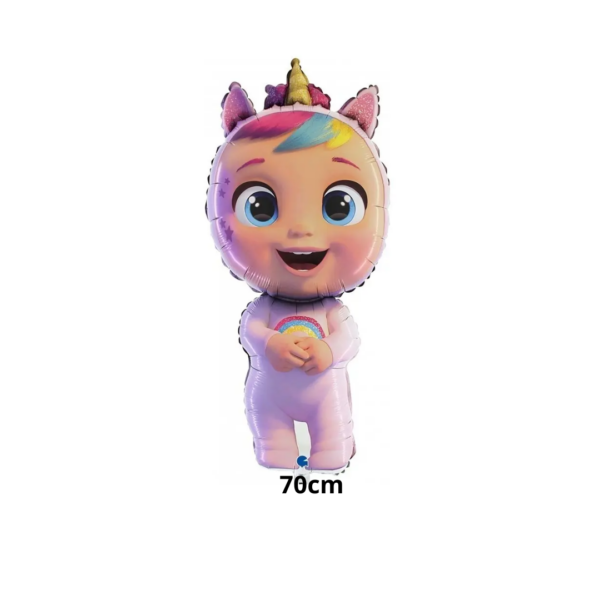 Set Decorativo Globos Bebe Llorones Para Cumpleaños