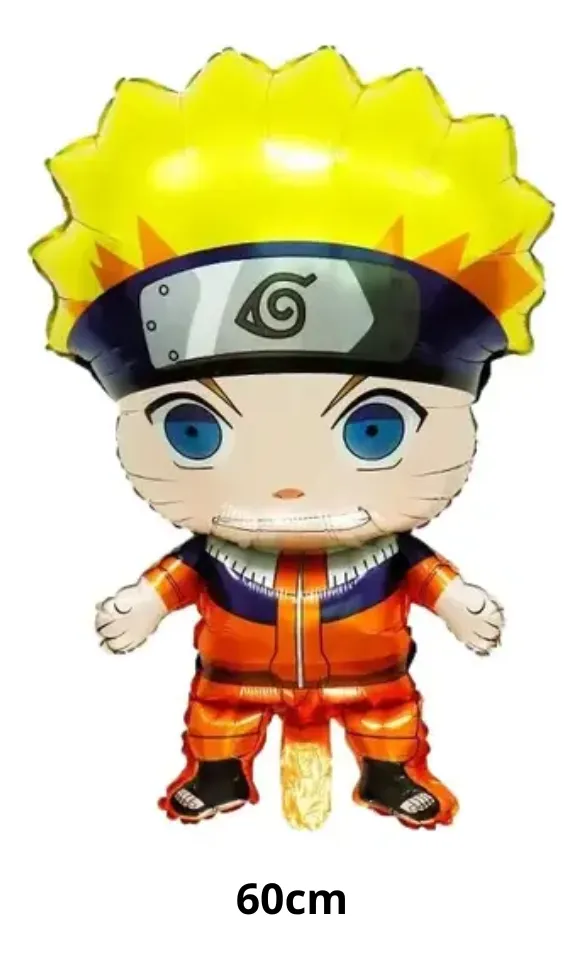 Set Decorativo Globos De Naruto Y Su Amigo Cumpleaños
