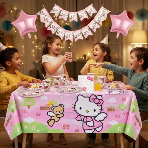 Pack Cotillón Hello Kitty Para 10 Niñas