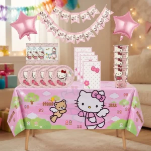 Pack Cotillón Hello Kitty Para 10 Niñas