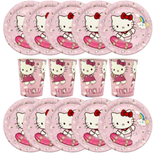 Pack De Cotillón Hello Kitty Para 10 Niñas